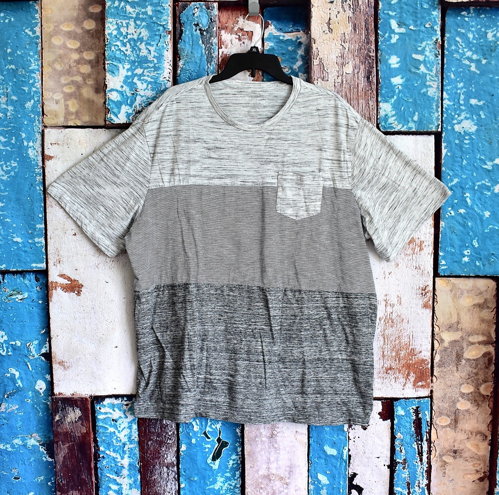 Men&rsquo;s George T-Shirt Short Sleeve Tee Colorblock 3XLARGE White PRE-OWNED