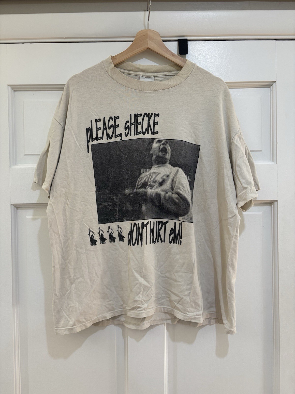 Vintage Apocalypse Hoboken Hardcore Punk Band T Shirt XL Wild Oats Chicago 90s