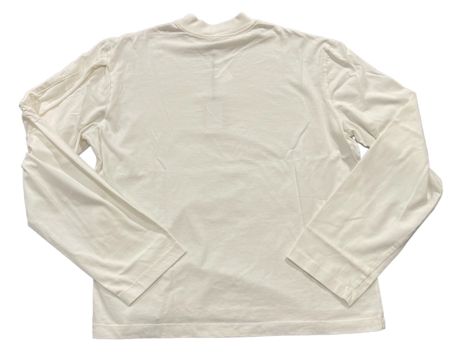 NEW Winnie New York Long Sleeve Mock Neck Shirt Cream Size Large L NWT