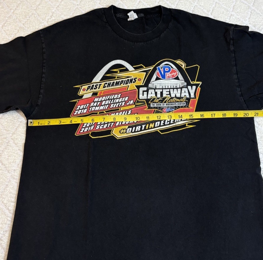 2018 3rd Annual VP Racing Fuels Gateway Dirt Nationals Racing 2 Sided Tee Size L