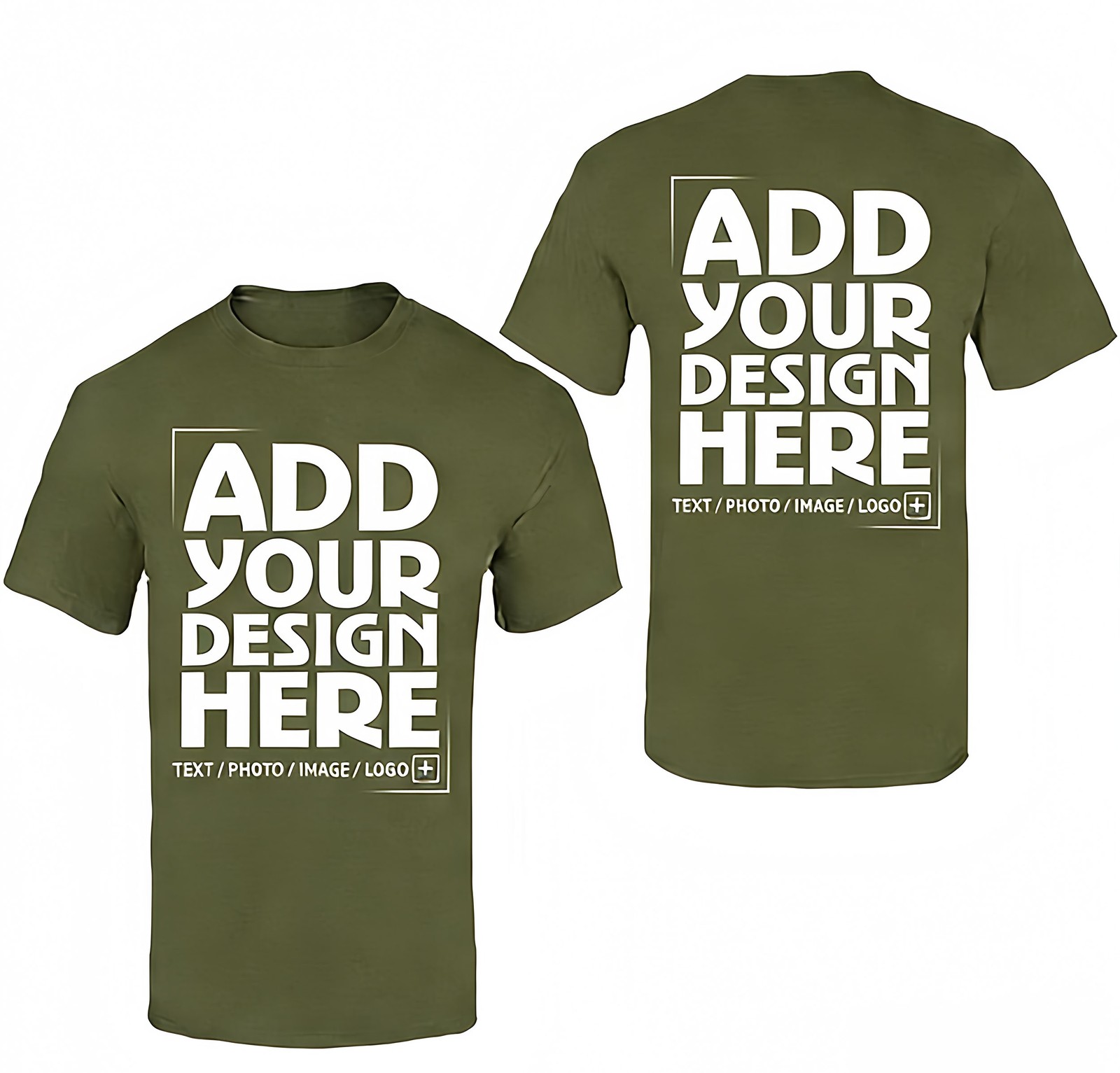 Custom Gift T-Shirt Personalized Photo Text Print For Family Friends Birthday