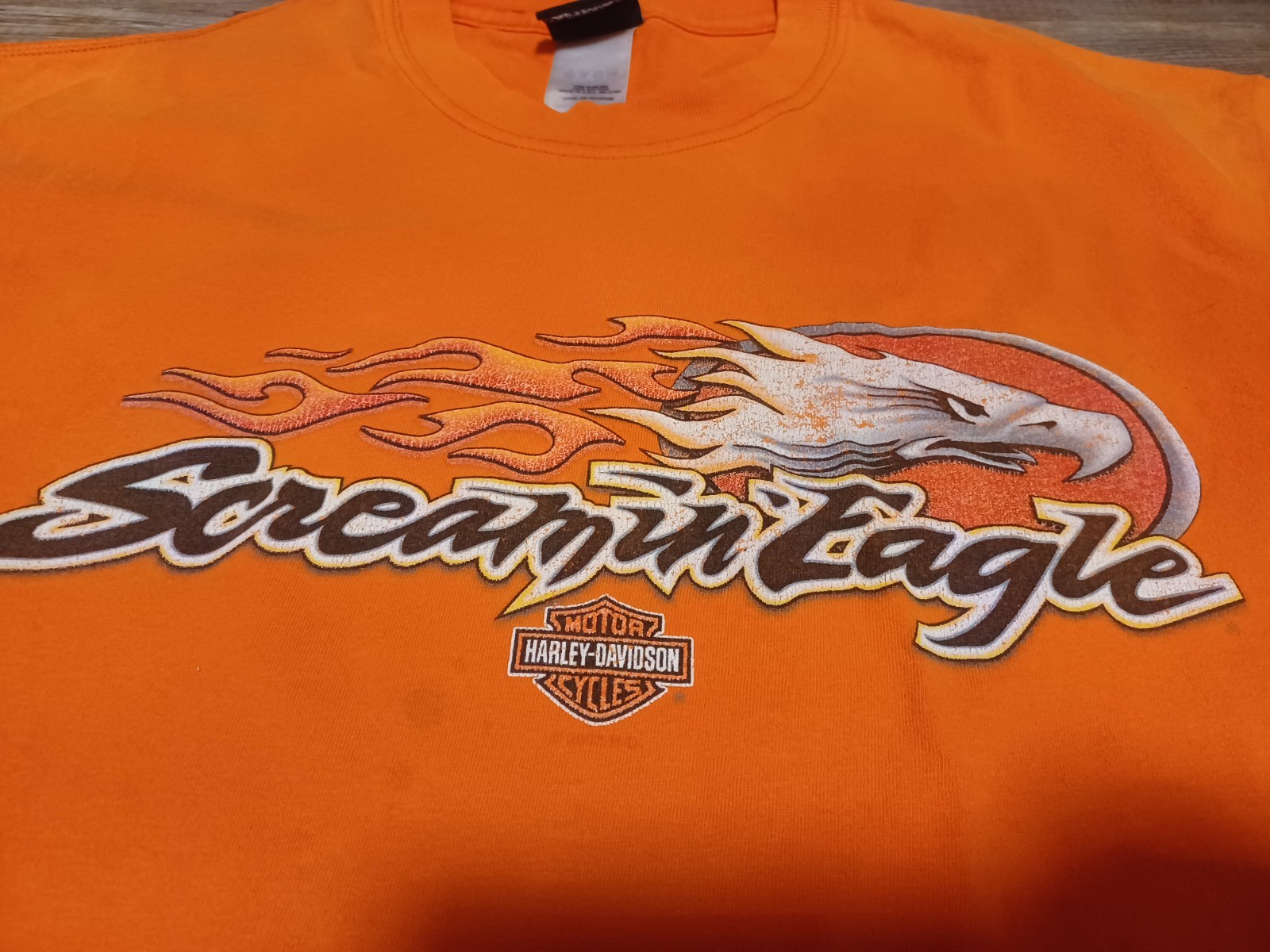 Vintage Y2K 2008 Harley-Davidson Screaming Eagle Double-Sided T-Shirt Large