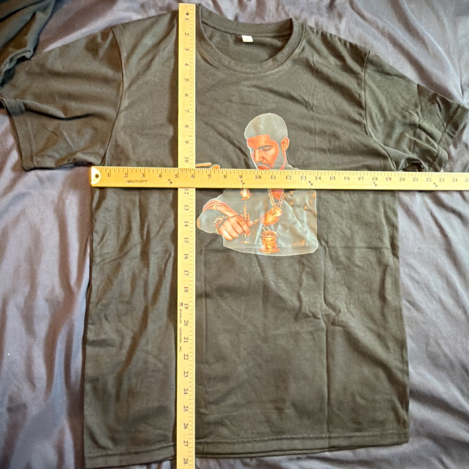Drake Take Care Album Cover T Shirt (2) Bundle Lot Black Mens Size Medium And XL