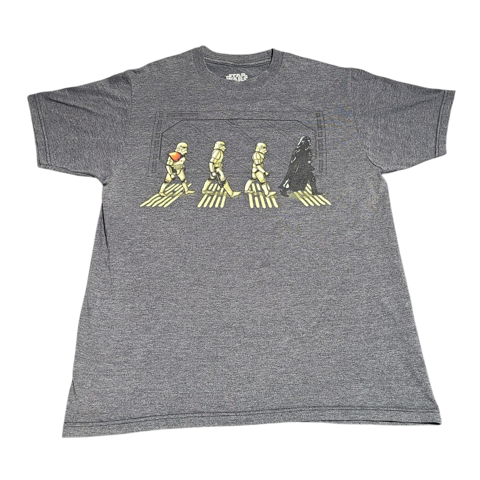 Star Wars | Men&rsquo;s Darth Vader Stormtroopers Abbey Road Parody T-Shirt | Size M