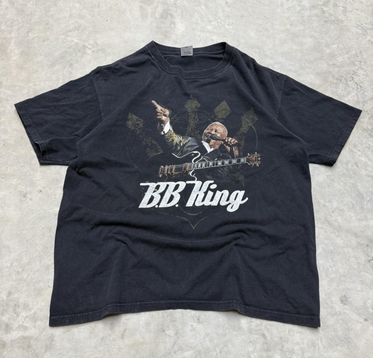 2000s 2009-2010 B.B. King Tour Shirt Size Xl Music Concert Band Tee Y2K Vintage