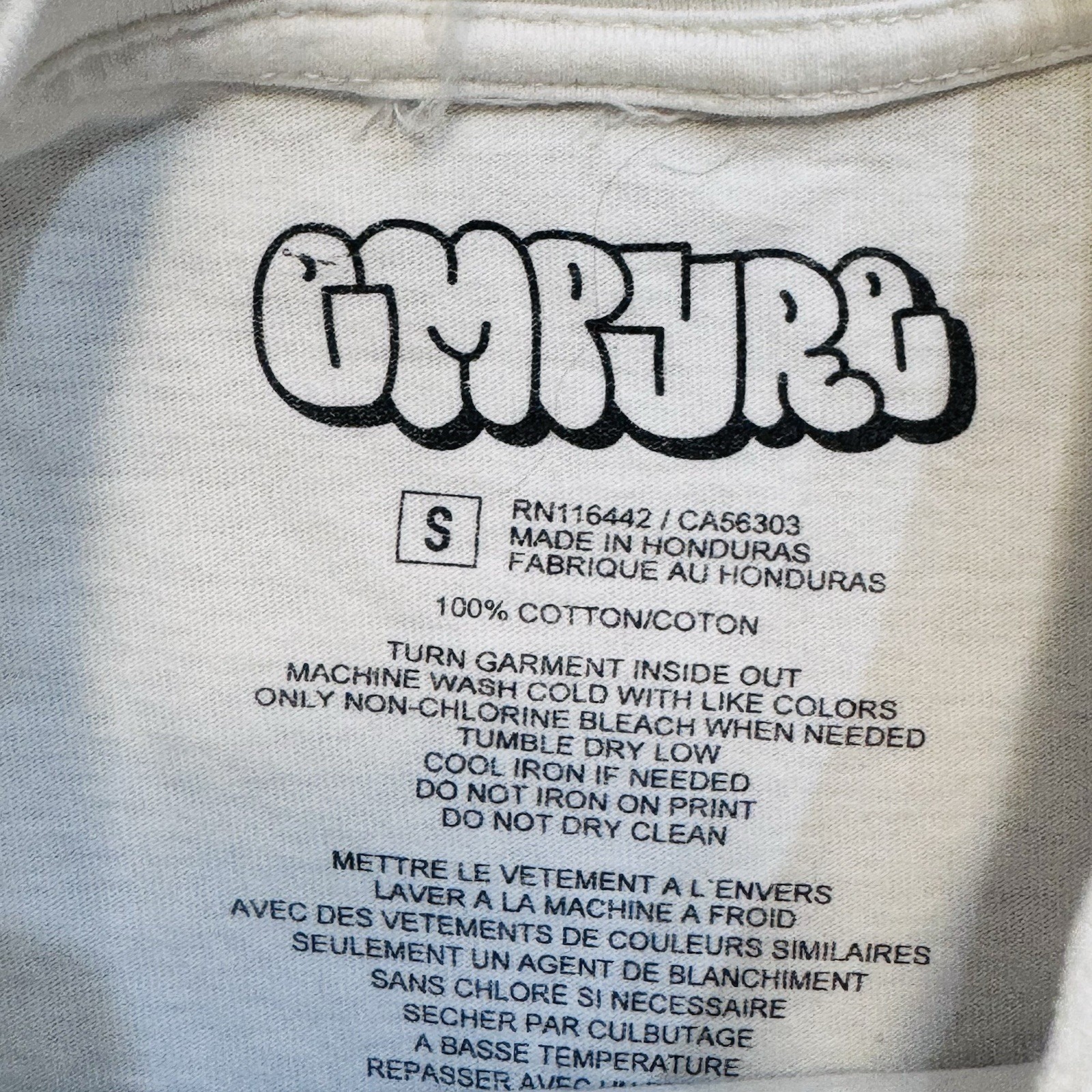 Empyre White Black Logo Long sleeve Shirt Mens Sz S Streetwear Skater