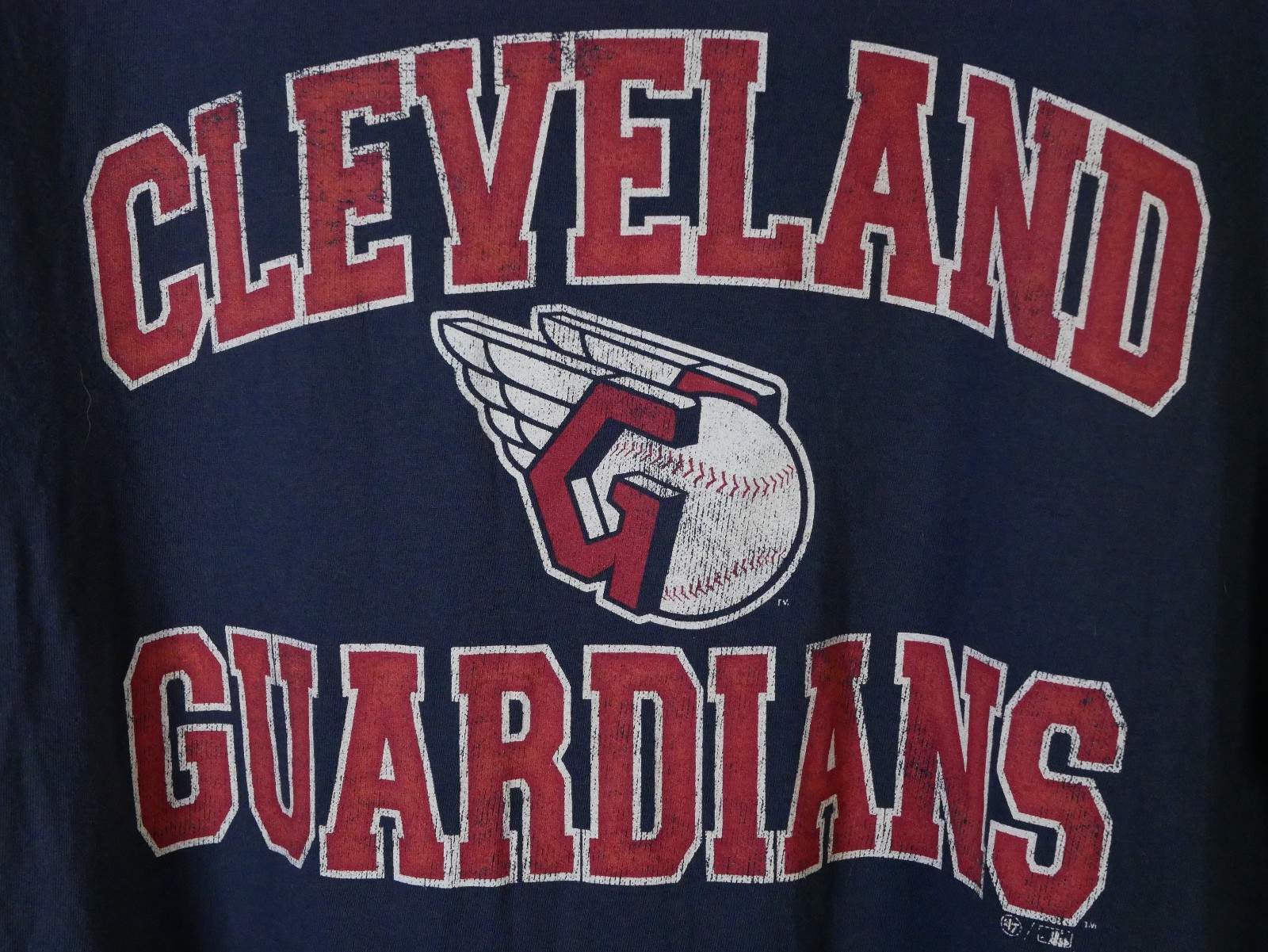 Cleveland Guardians Shirt Mens L &rsquo;47 Brand MLB Baseball Tee Ohio Team Logo 47