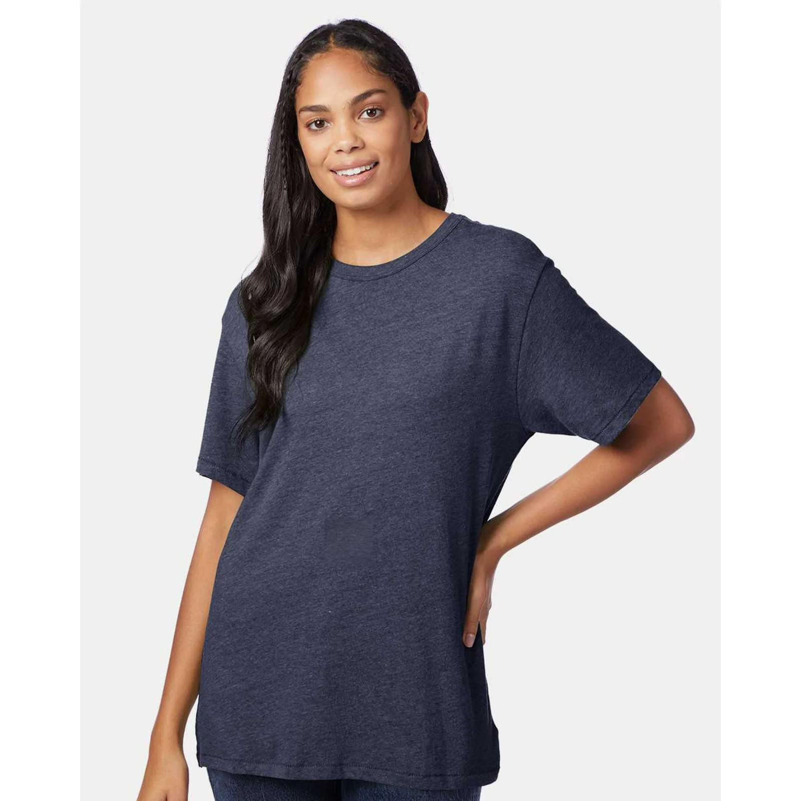 Hanes Brand Alternative Apparel Vintage Navy Tee Shirt 2 X Large A3S10B311