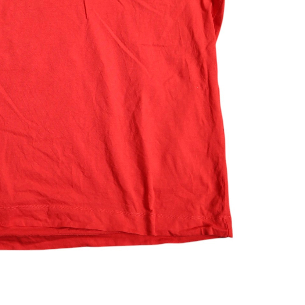 Slazenger Mens T-Shirt Size 4XL Red Short Sleeve Round Neck 100% Cotton