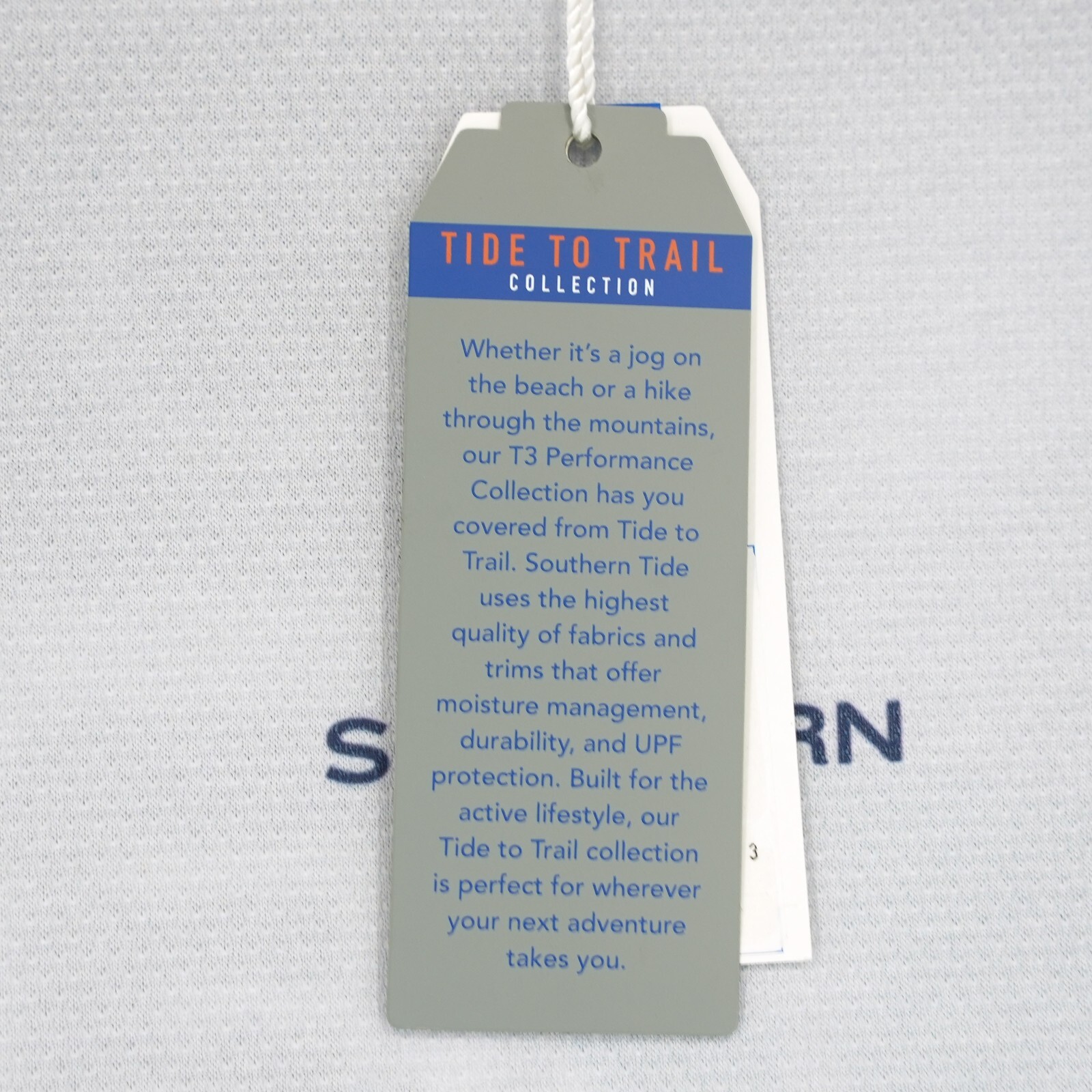 Southern Tide Paddleboard Stack Long Sleeve Performance T-Shirt Men&rsquo;s Size S NWT