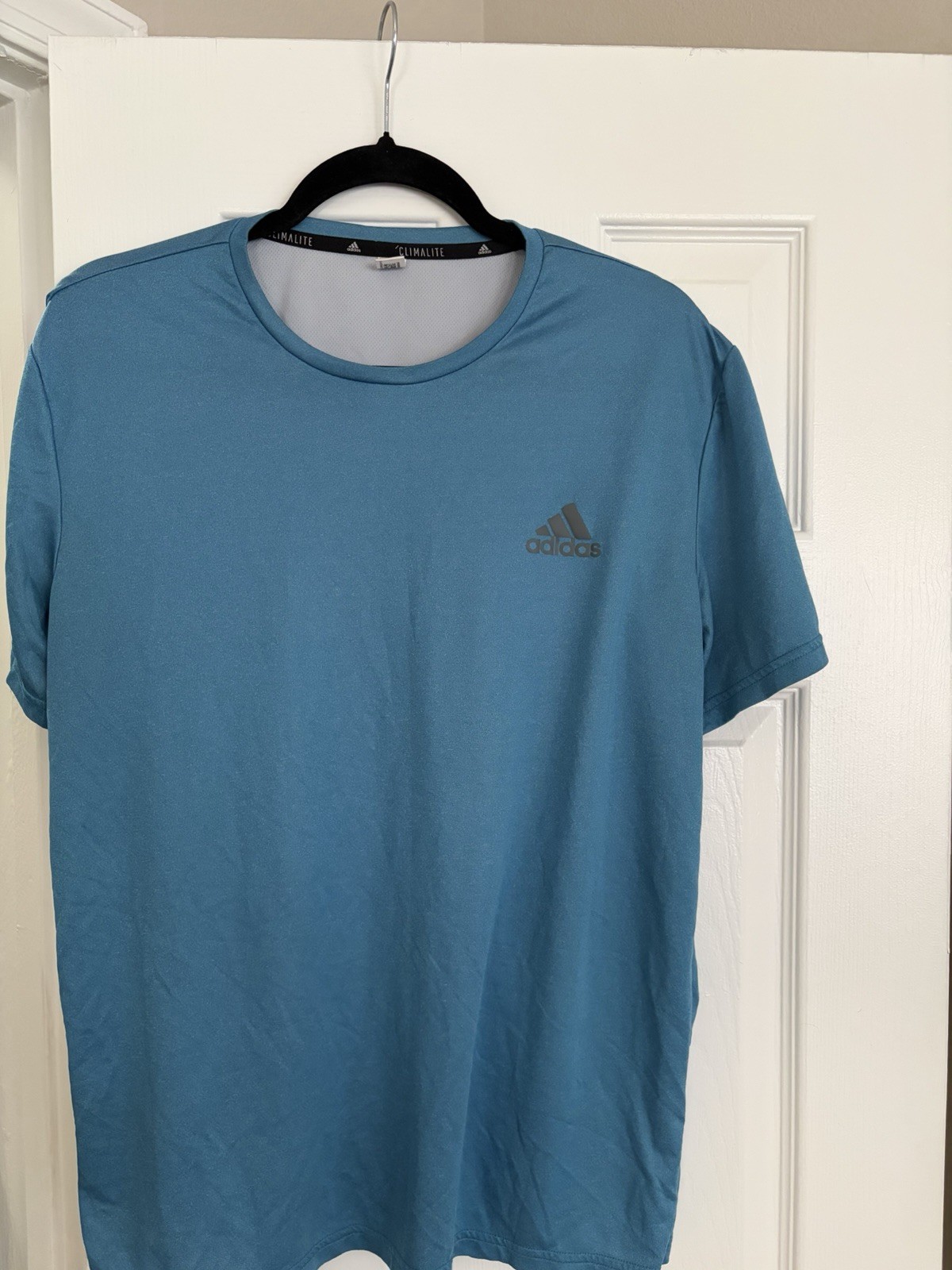 Adidas T-Shirt Ultimate Tee Climate- Men’s- Blue -LARGE
