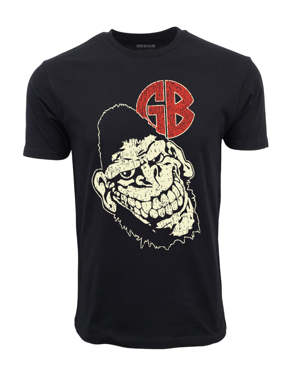 90&rsquo;S GORILLA BISCUITS BLACK GRAPHIC T-SHIRT