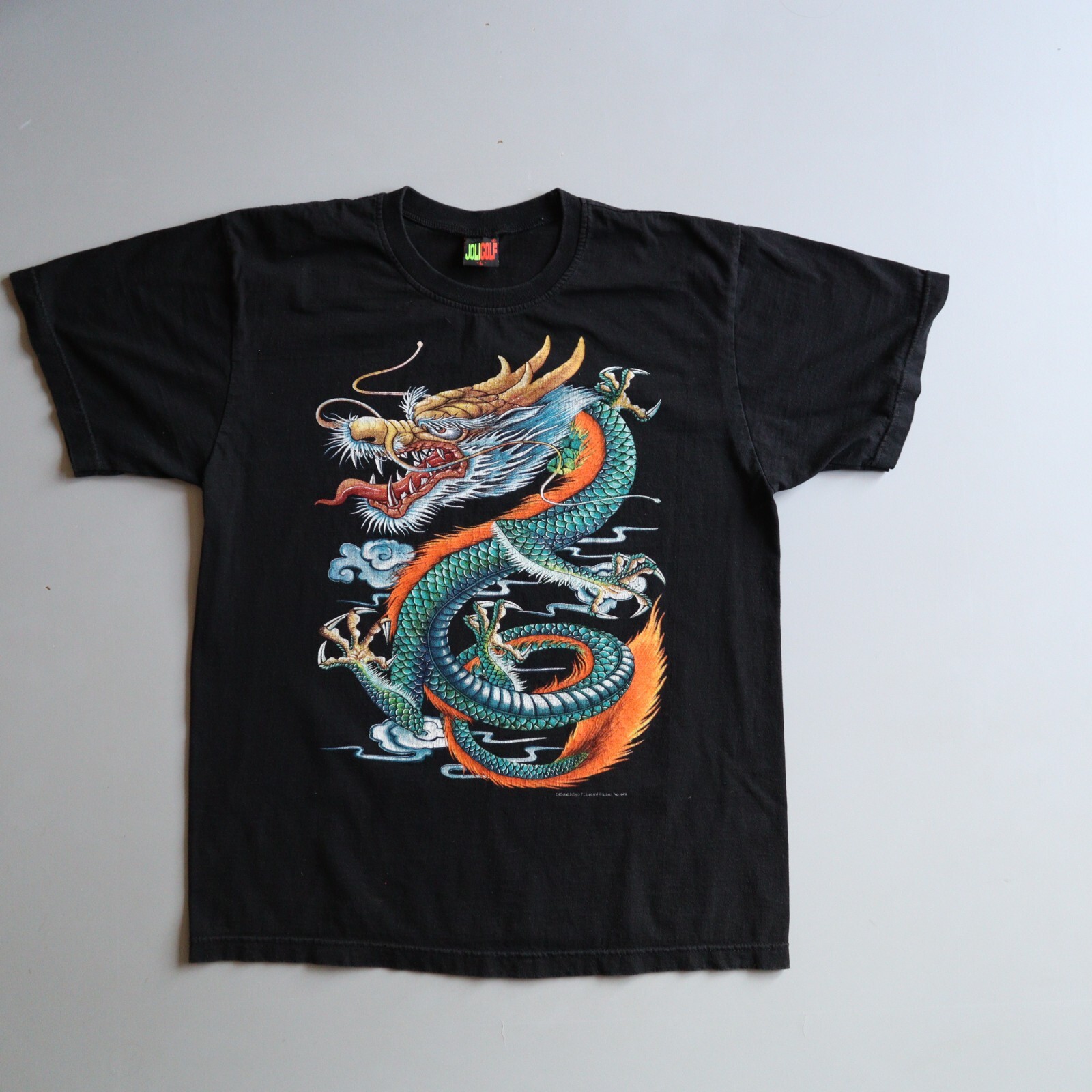 Dragon Shirt Mens Large Black Joligolf Joli Golf Thailand Oriental L