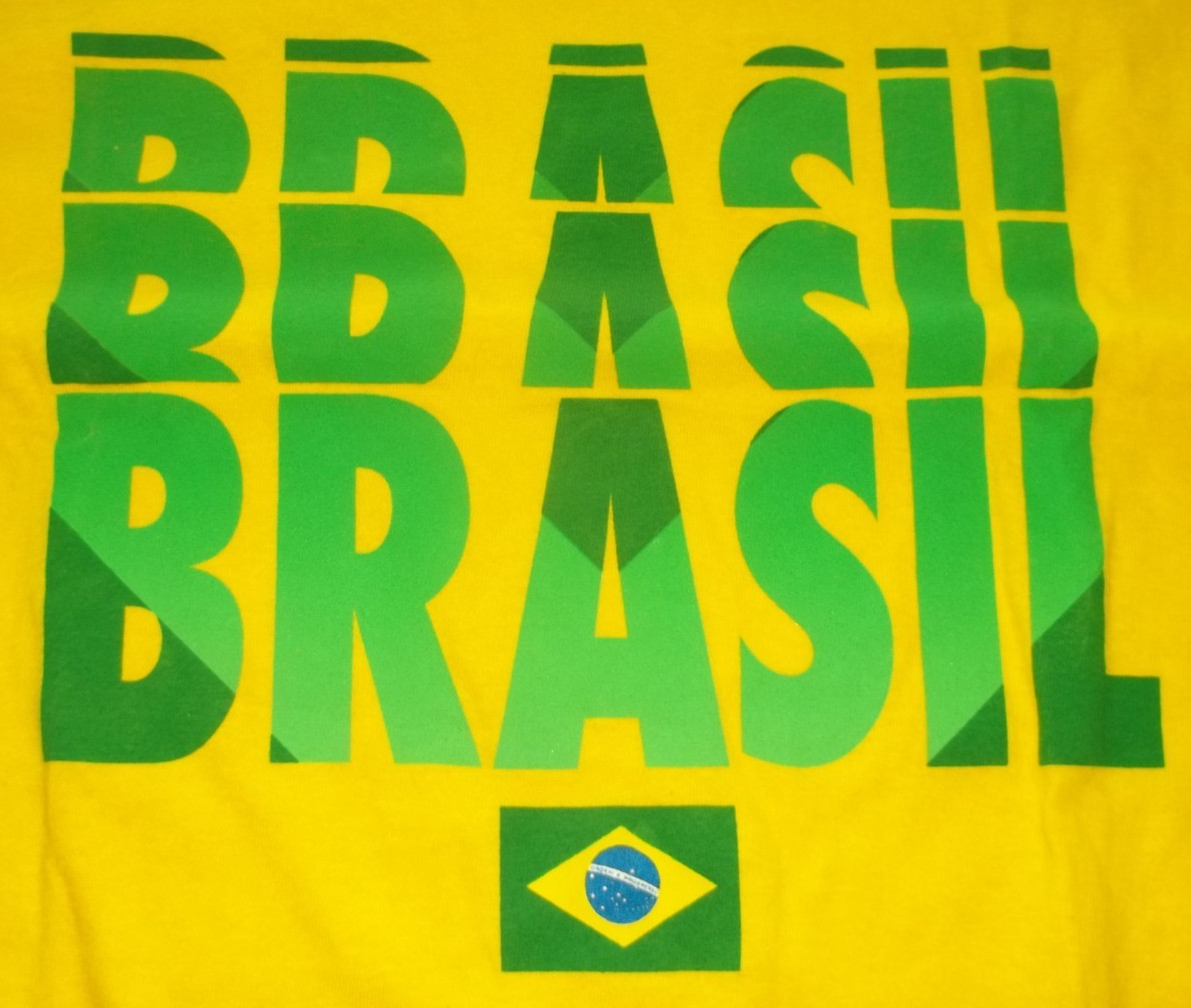 FIFTH SUN SIZE XL MENS YELLOW BRASIL T SHIRT – NWT & FREE FAST SHIPPING