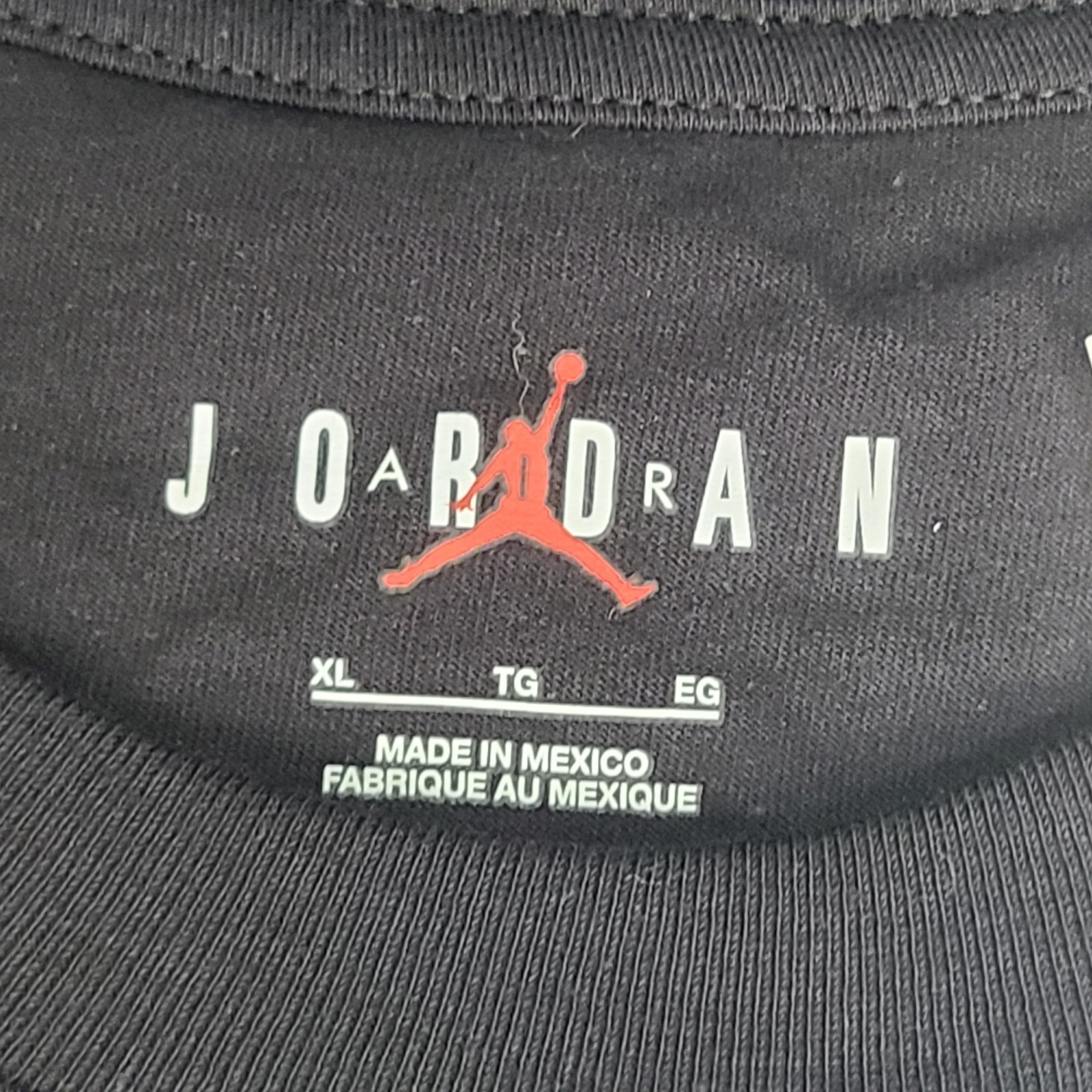 Jordan Shirt Mens XL Black AJ3 Pure Money Cash Jumpman Nike Air Cotton Tee