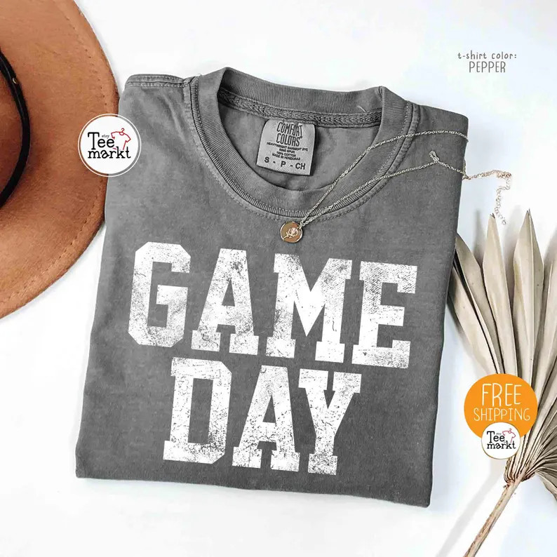 Vintage Game Day Comfort Tee Soft Feel Retro Style
