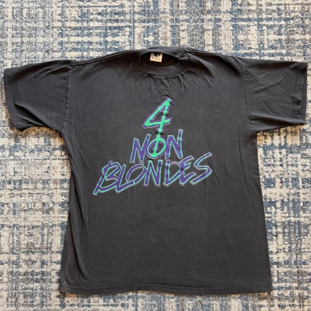 1993 4 NON BLONDES TOUR TEE Vintage T-Shirt Reprint