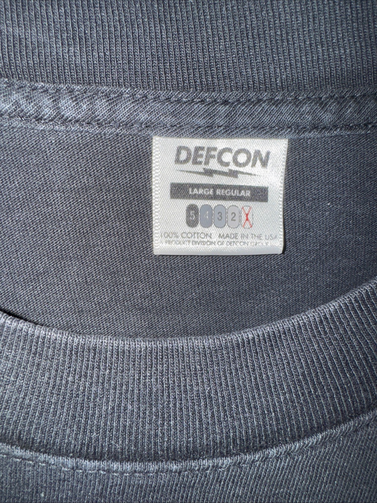 DEFCON Group Flight Path Tee Shirt – Black Men&rsquo;s Size Large