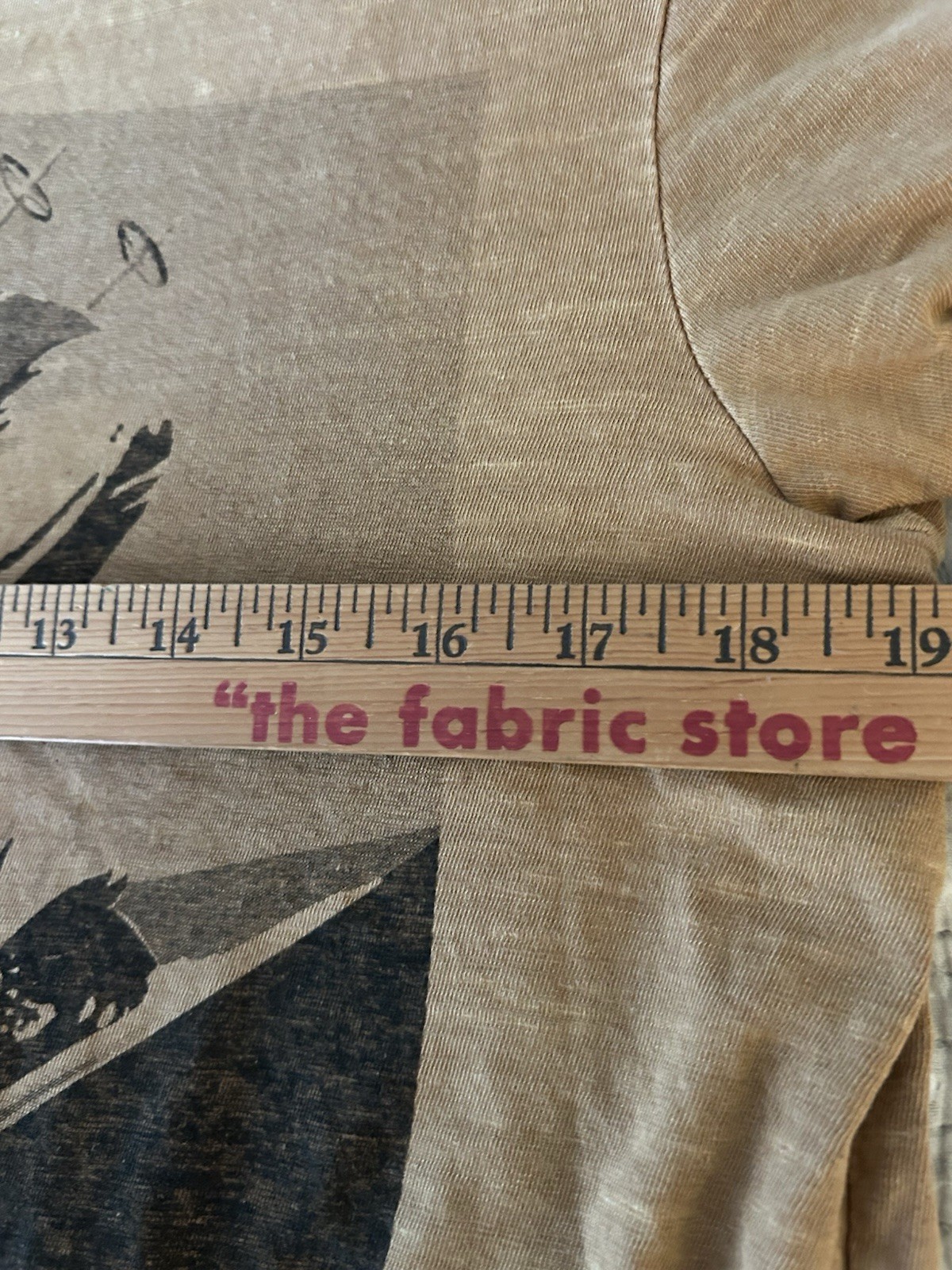 Osklen T-shirt P Small Skier Light Brown Cotton/ Hemp