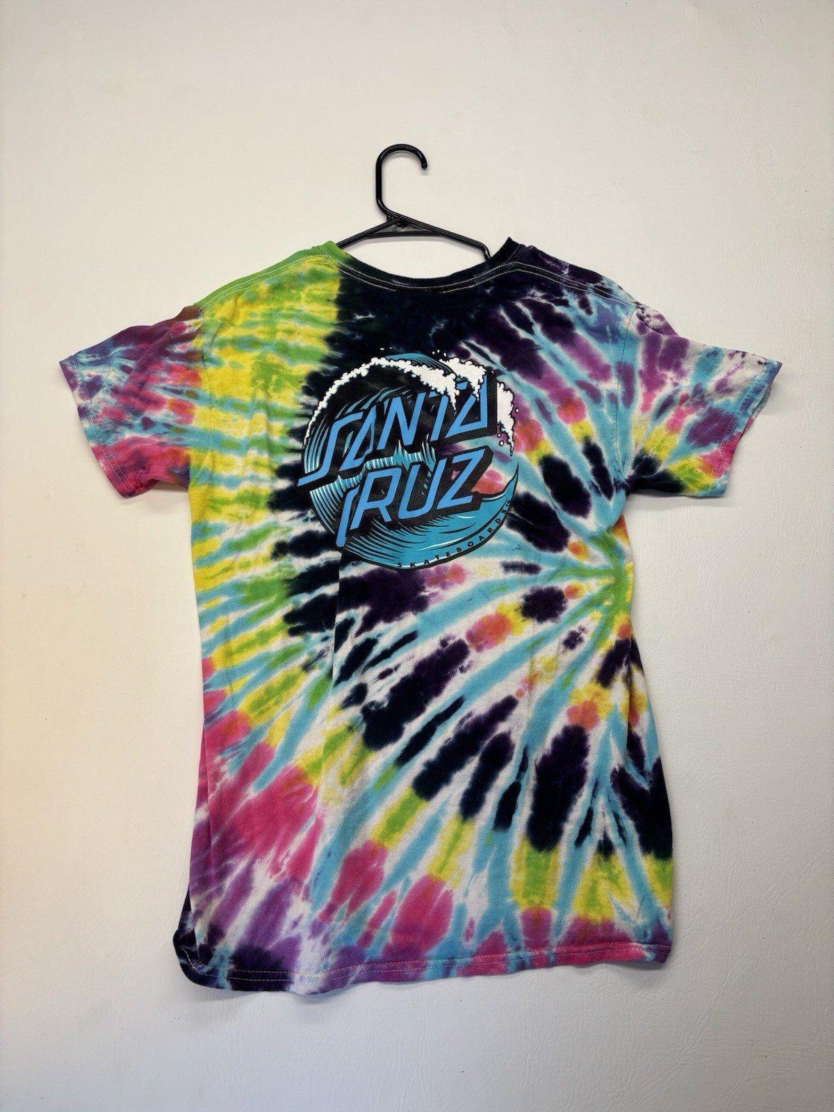 Santa Cruz multicoloured tie-dye t-shirt Men’s Size M