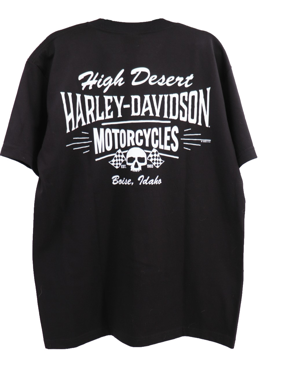 Harley Davidson T Shirt Mens Large High Desert Harley Boise Idaho Black USA New