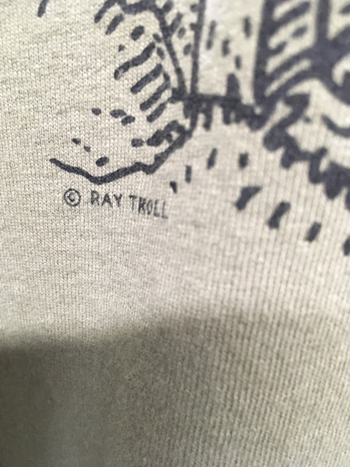 Ray Troll ” DAM “ Men’s 2XL Green