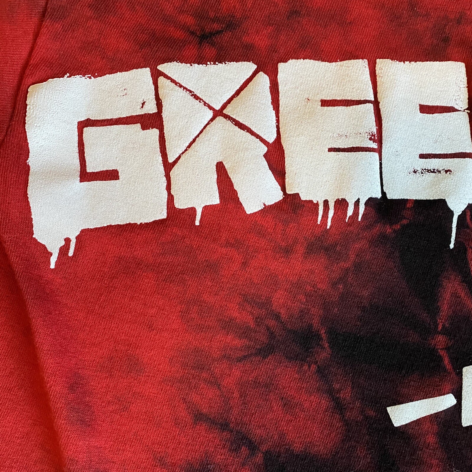 GREEN DAY American Idiot Punk/Alt-Rock Tie-Dyed T-Shirt. XS (NV) Pre-owned