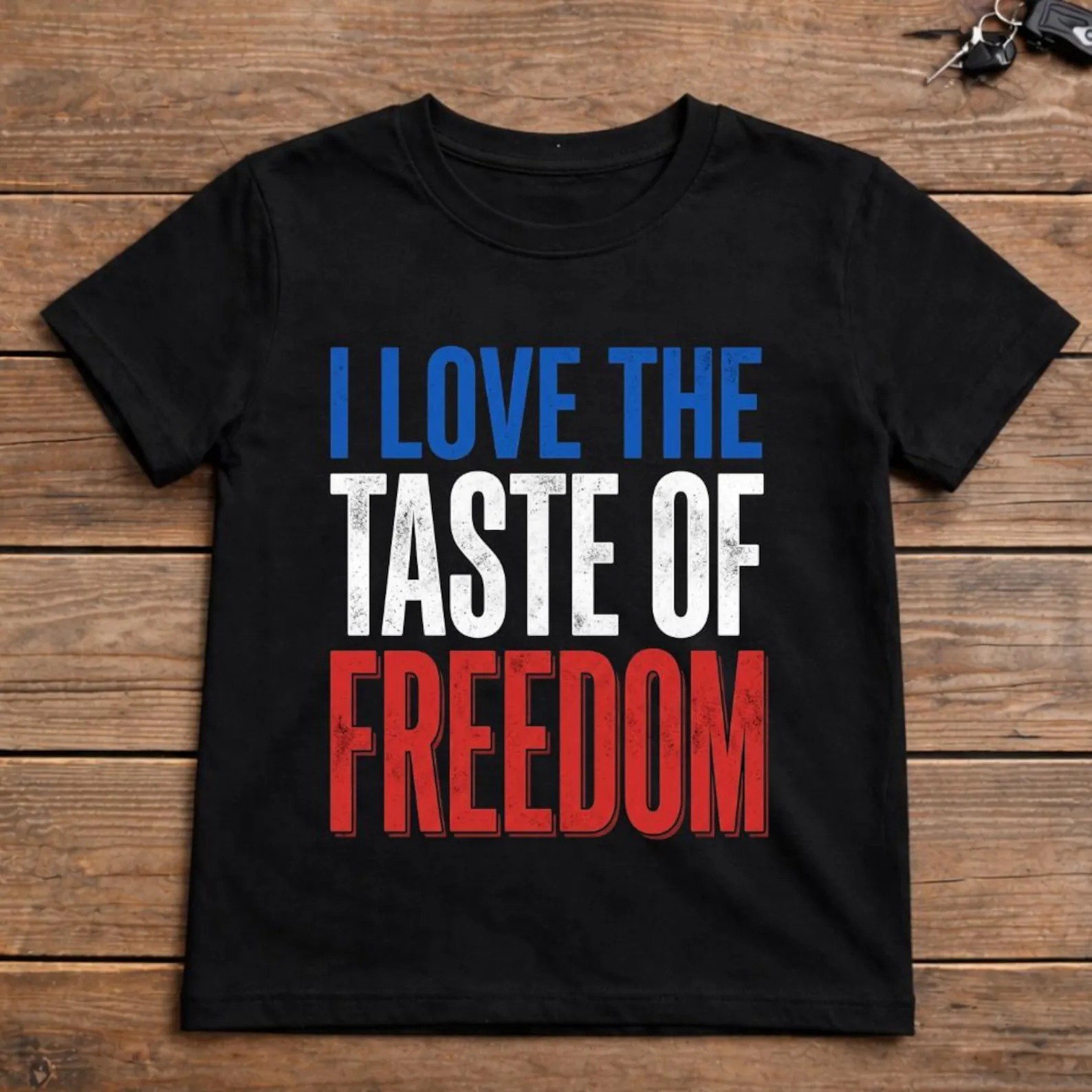 I Love The Taste of Freedom T-Shirt, Couples Matching 4th of July Gift T-Shirt