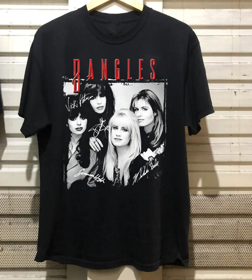 The Bangles Band Members Signatures Concert Adult Tee Unisex Cotton Shirt QX540