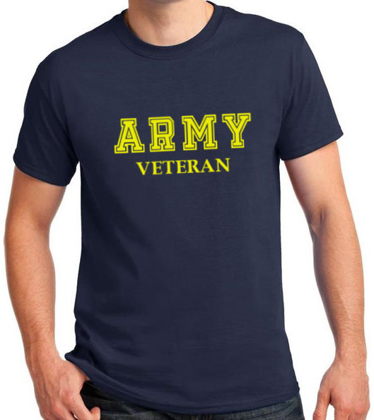 Army Veteran T Shirt Veterans Day Gift Grandpa American History US Patriotic Tee