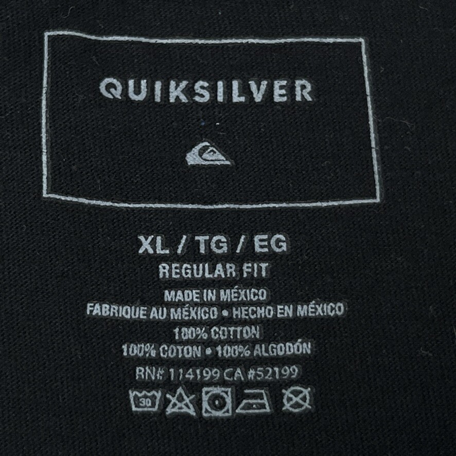 Quiksilver Shirt Men Extra Large Spell Beach Surf Beach Work Party Gym Core Ex