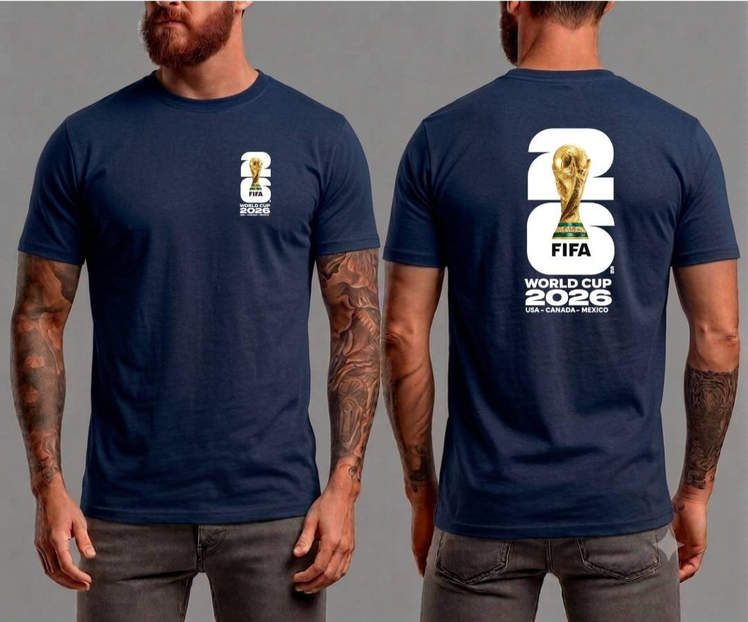 World Cup 2026 T-Shirt Football Soccer USA Worldcup Tee Logo Gildan Softstyle