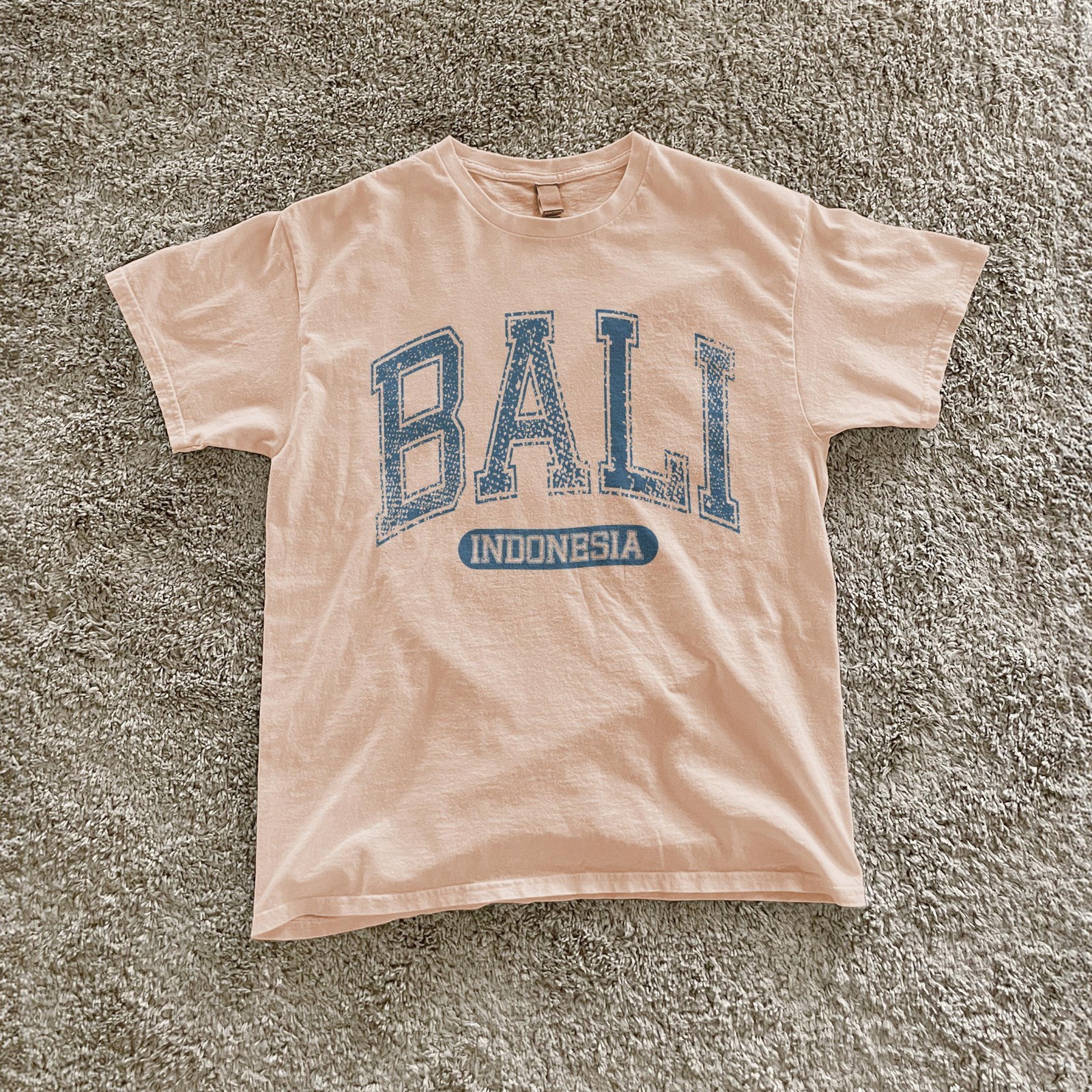Bali Indonesia Classic Varsity Style T-Shirt SummerVintage Retro Tee