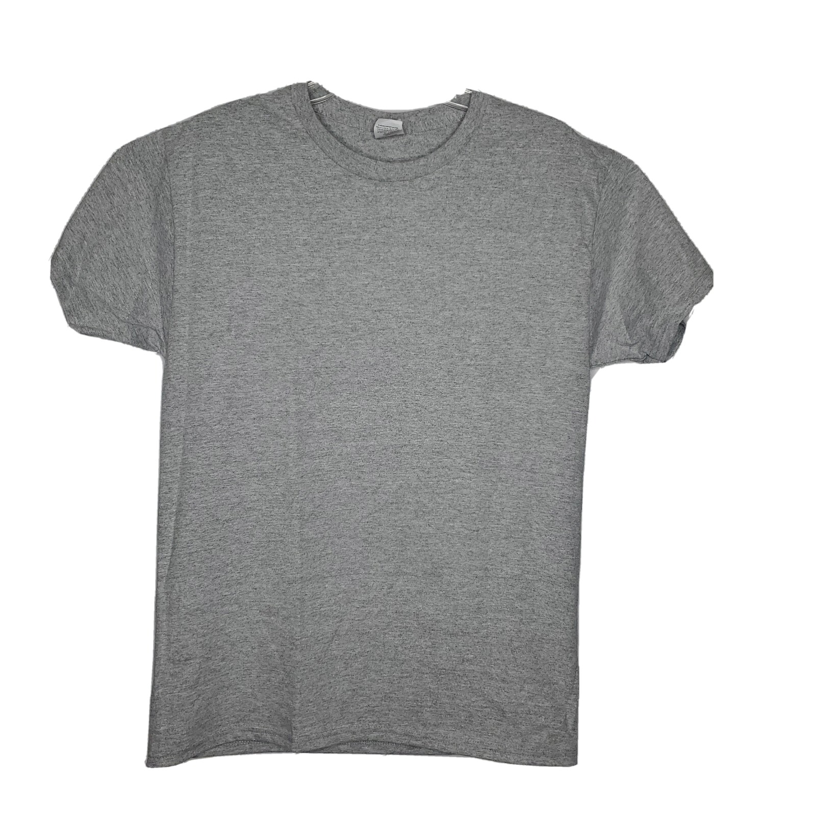 Hanes mens Essentials Short Sleeve T-shirt Value Pack (4-pack) Light Steel Med