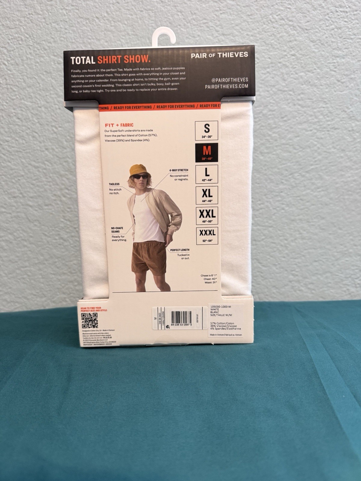 Pair of Thieves Classic Tee Super Soft White Men&rsquo;s Short Sleeve 2-Pack Size M