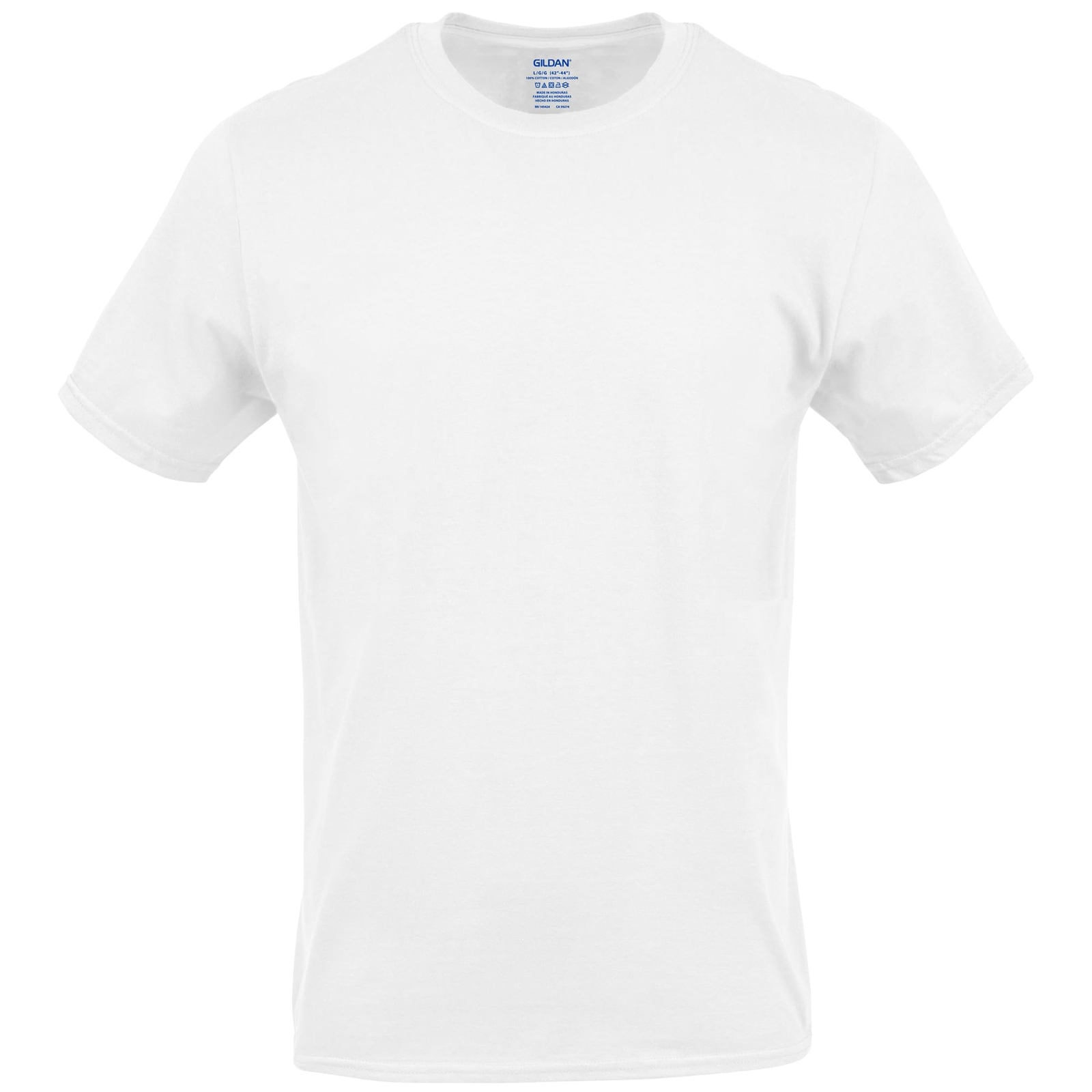 Gildan Men&rsquo;s Crew T-Shirts Multipack Style G1100 6 White (6-pack) Medium