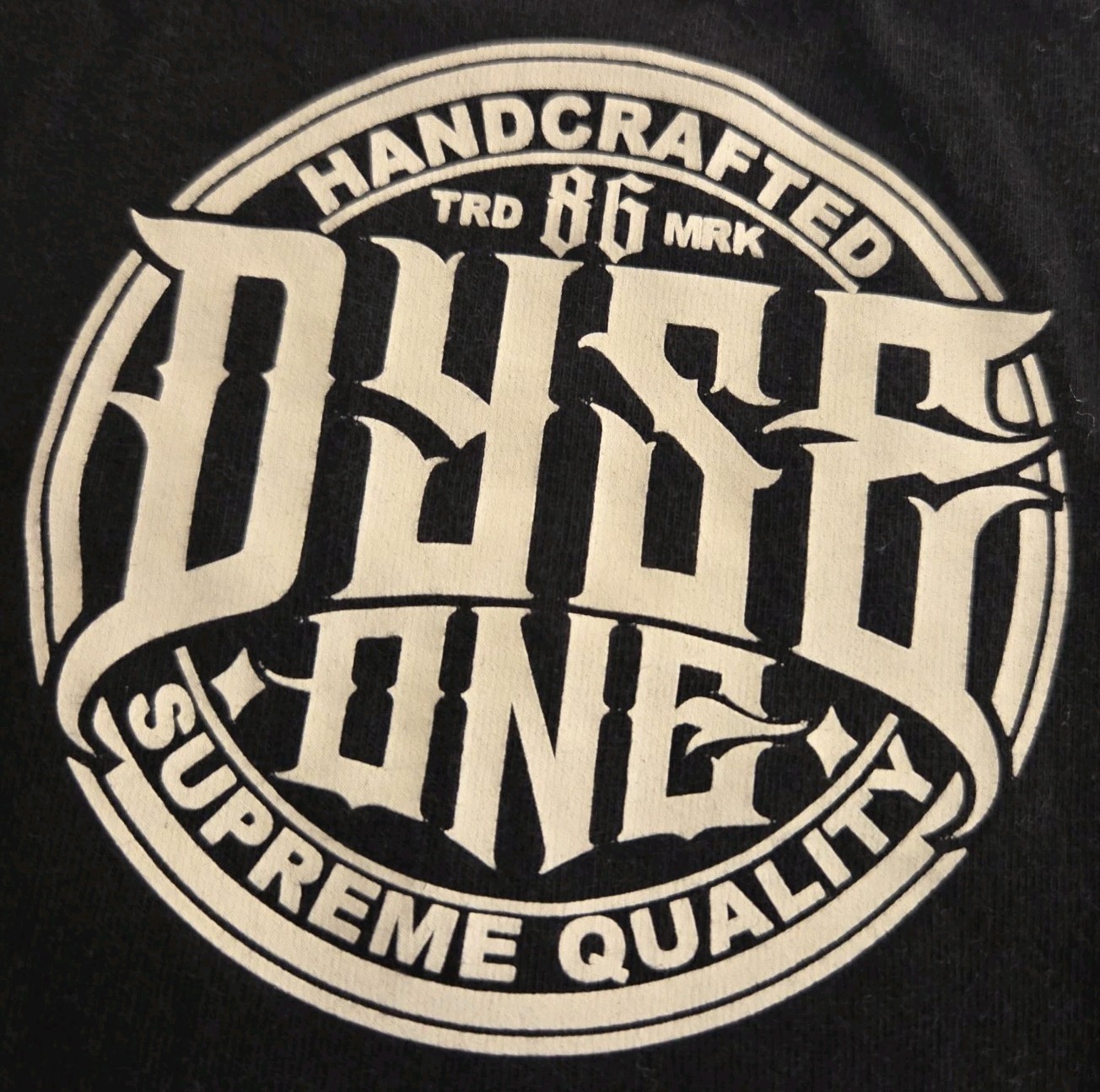 Y2K Dyse One San Diego California Skull Cannabis T-shirt, Men M