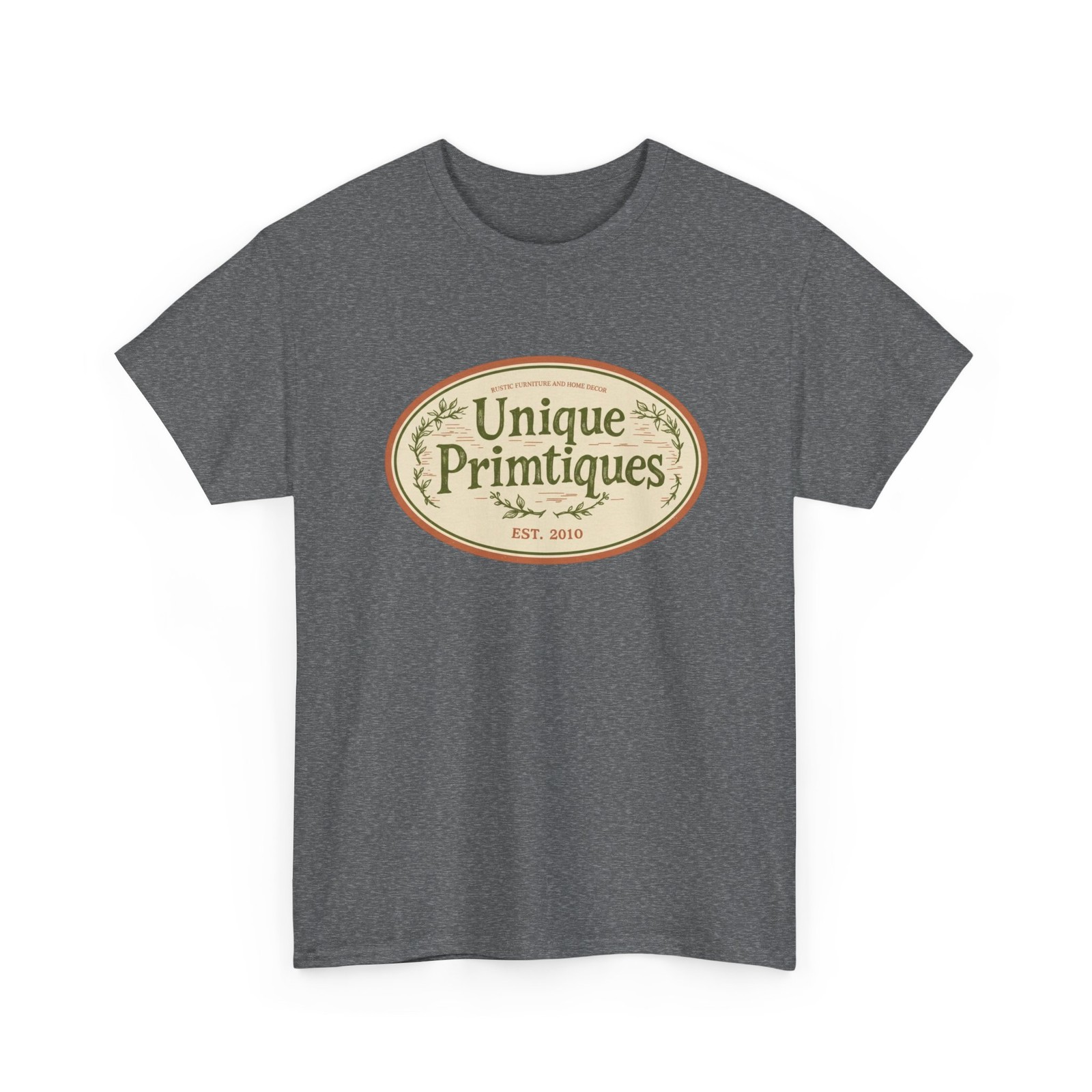 Unique Primitiques Rustic Farmhouse Furniture logo Tee Vintage Look T-Shirt