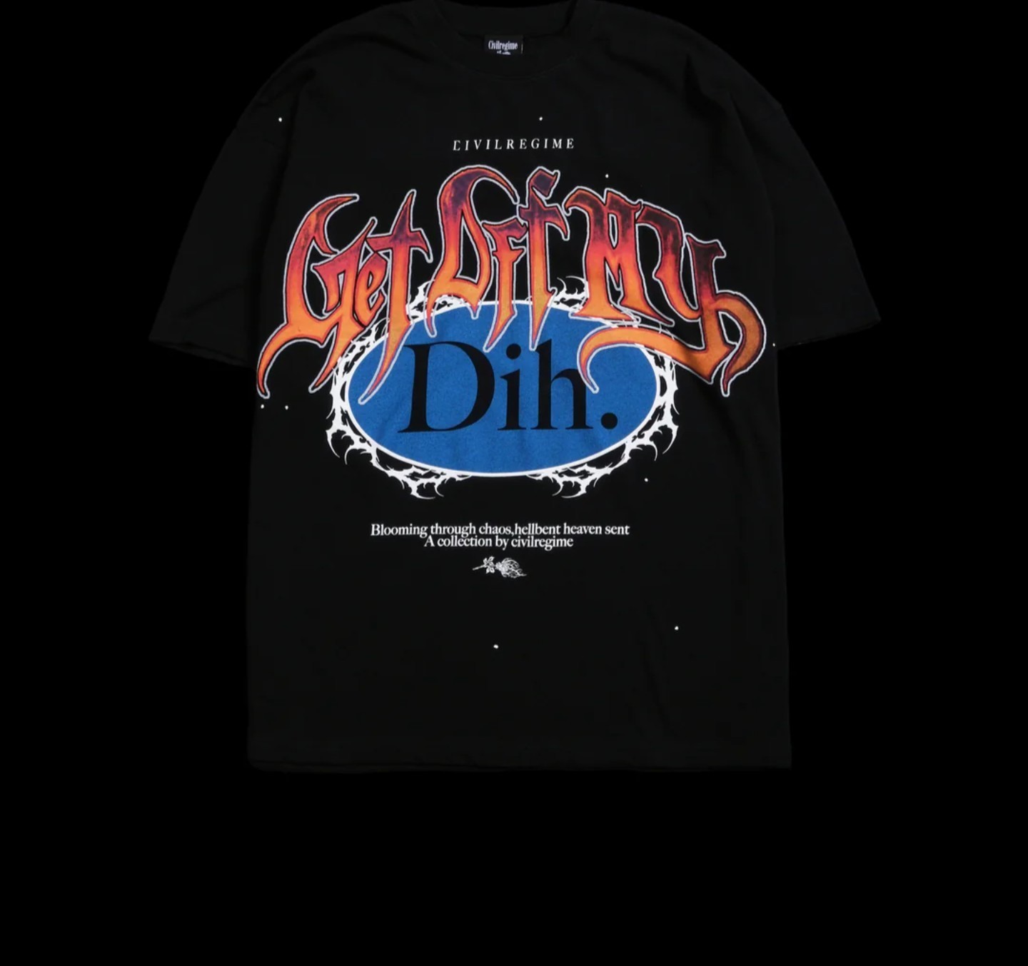 Size Large Civil Regime Get Off My Dih American Classic Oversized Black New