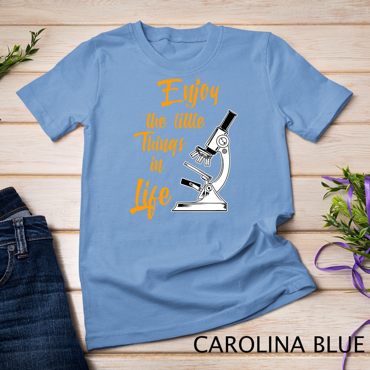 Biologist Microscope Laboratory – Funny Biology Pun Unisex T-shirt