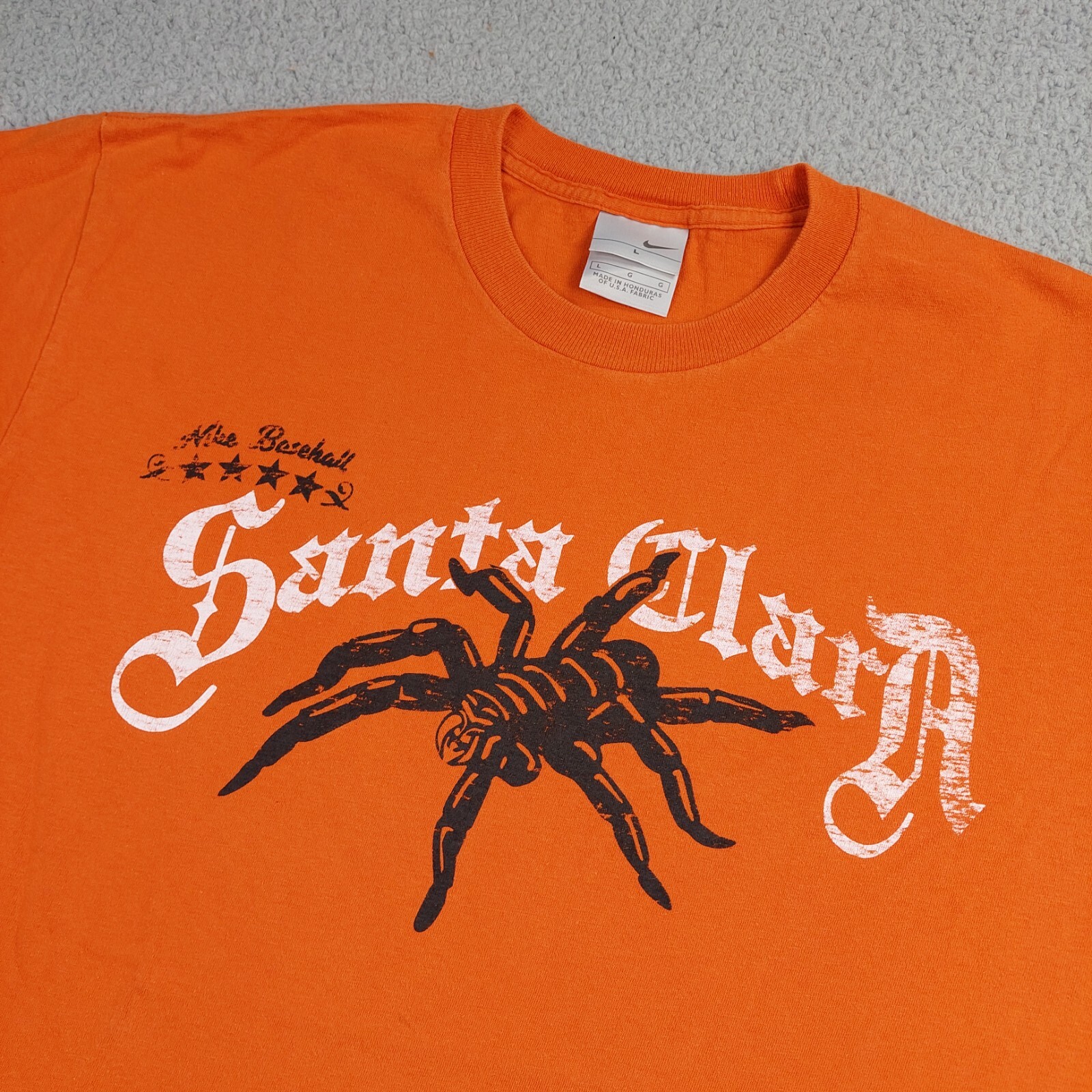 Vintage Nike Santa Clara Baseball Broncos Spider T Shirt Men&rsquo;s Size Large Y2k