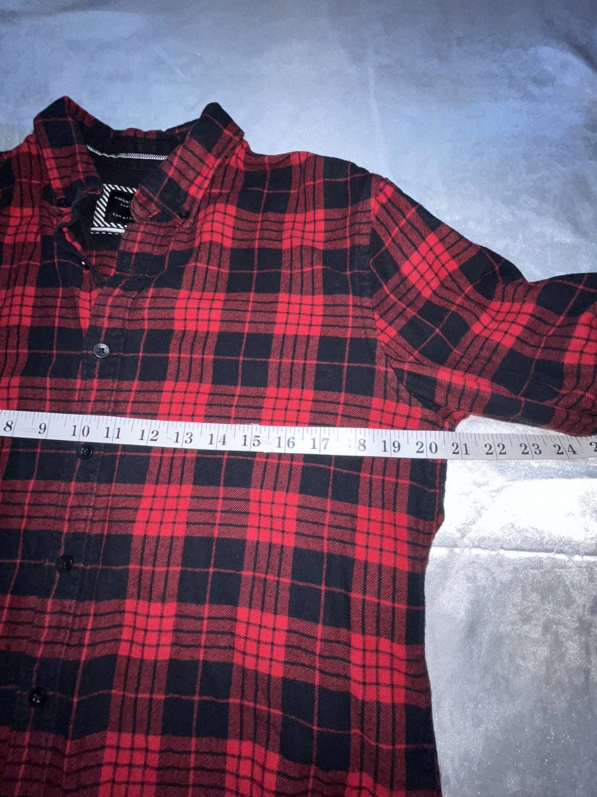 AMERICAN HERITAGE Flannel Shirt, Men&rsquo;s Size M, Pre-owned, 100% Cotton.