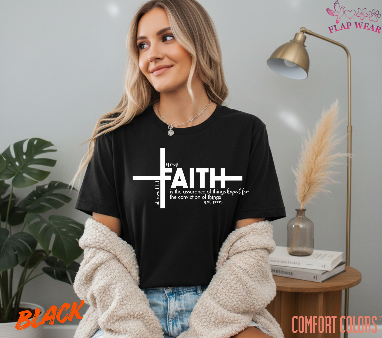 Unisex Hebrews 11:1 Christian T-Shirt, Men T shirt,Women T shirt Gift Religio