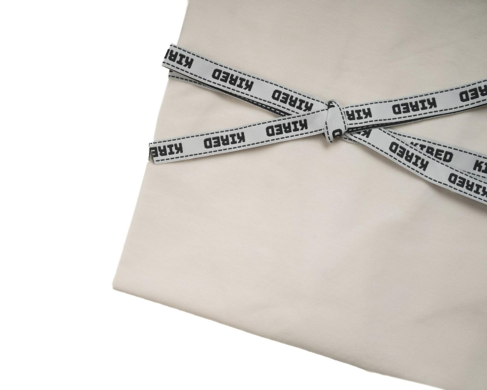 Kired by Kiton Ivory White Supima Crepe Cotton Short Sleeve T-Shirt L (52 IT)