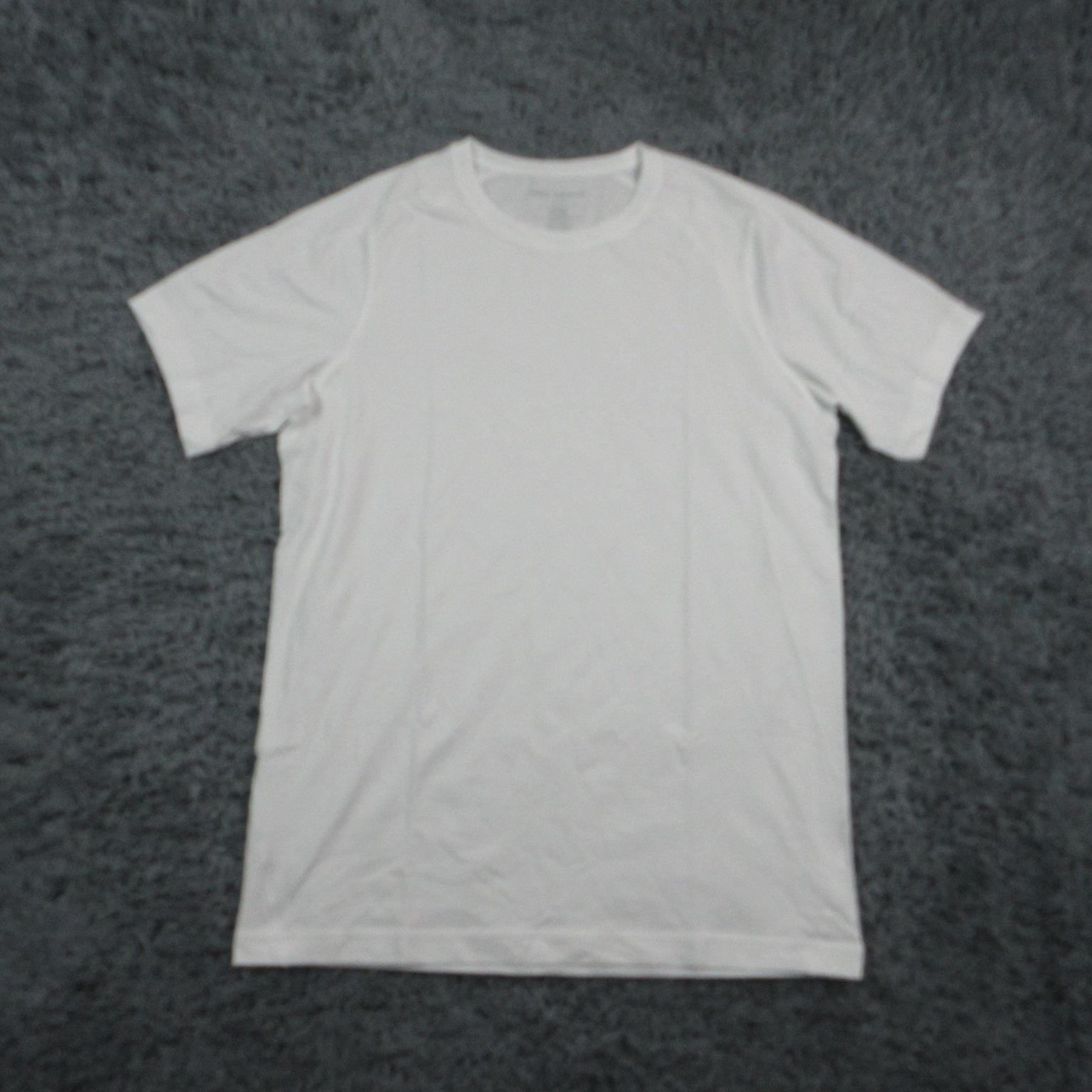 Mack Weldon Shirt Mens L White Modal Cotton Spandex Crew Neck Tagless NWOT