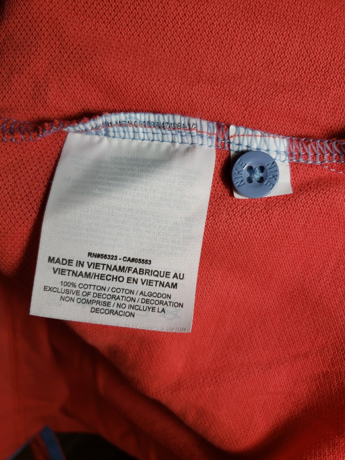 New with tag! Tri tone color Small Nike Polo shirt Blues And Red.