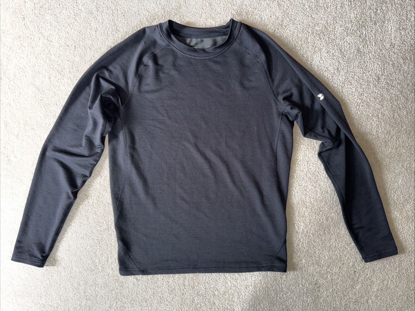 All In Motion Active Fitted Black T-Shirt Long Sleeve Men’s M