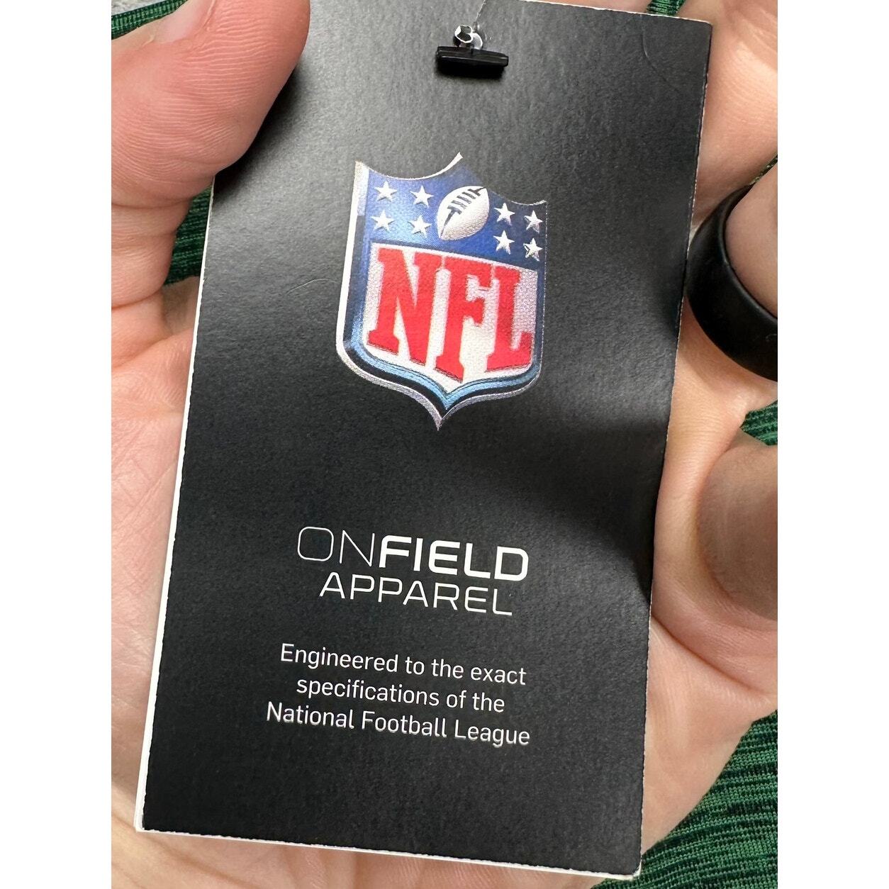 New York Jets Shirt Mens Medium Dri-Fit Green NFL On Field Apparel Nike Tee NEW