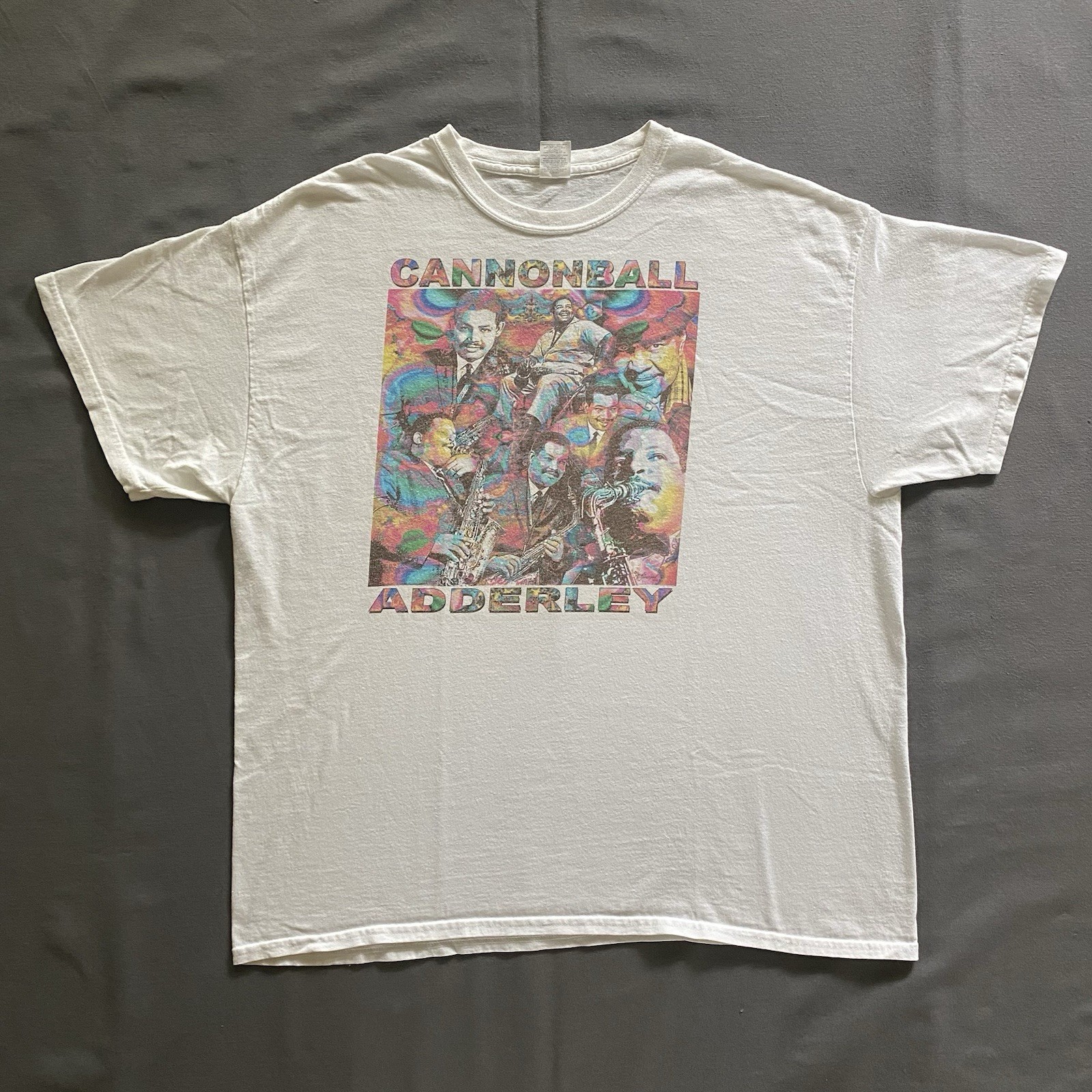 Cannonball Adderley T Shirt Mens Size XL White 2020s Music Jazz Saxophone