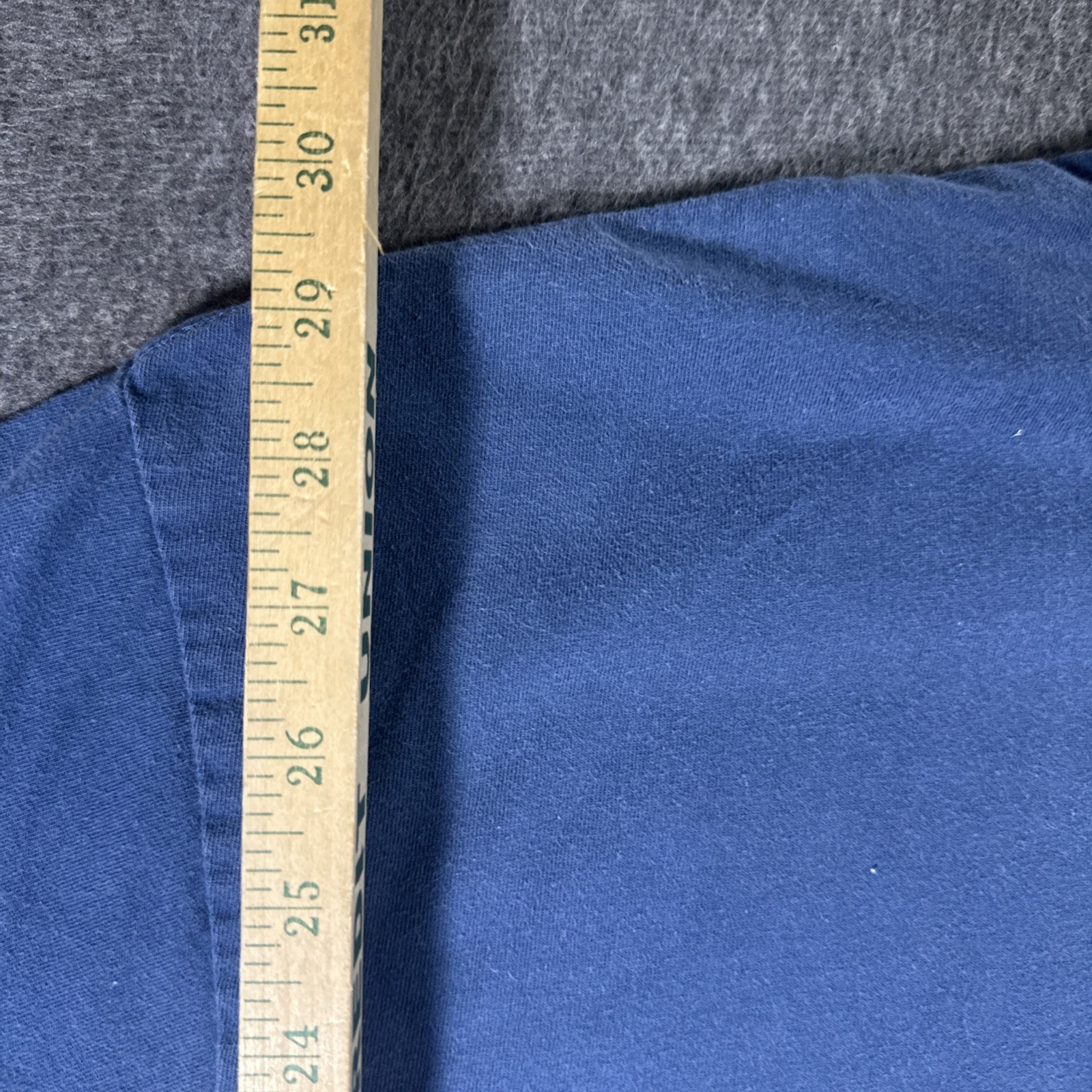 Genuine Dickies T-shirt Men 3XL Blue Solid 100% Cotton Work Utility Pocket